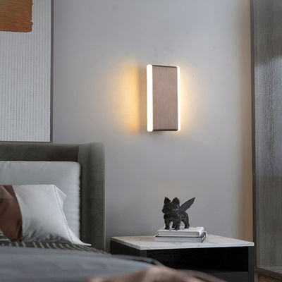 Nordic Decorative Double-head Rectangular Aluminium Interieur Minimalist Style Wandlamp