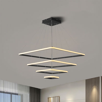 Vier vierkant moderne minimalistische eetkamer kandelaar persoonlijkheid creatieve vierkant familie sfeer woonkamer lamp kan aanpassen de master slaapkamer studio lamp