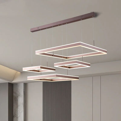 Moderne eenvoudige vierkant Geometrische kunst Creatieve roestvrijstalen kandelaar