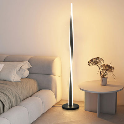 Hedendaagse Retro Moderne Minimalist Acrylische LED-lampstand Staande bank Zijdekoratie Bij het huis Bed Decor Morden vloerlamp