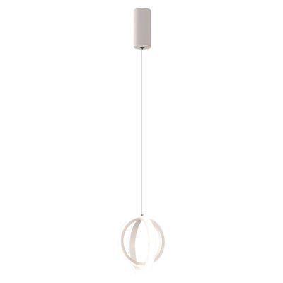 Moderne LED hangend licht rond hangertje kandelaar licht binnen industrieel metaal rond