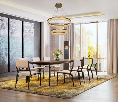 Energiebesparende woonkamer slaapkamer Acryl plafond kroonluchter 84w Led Ring Hanglamp