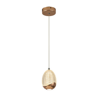 Acrylische slaapbank Senior Sense Light Luxe Classic Cafe Restaurant Bar Ronde glazen LED-kroonluchter