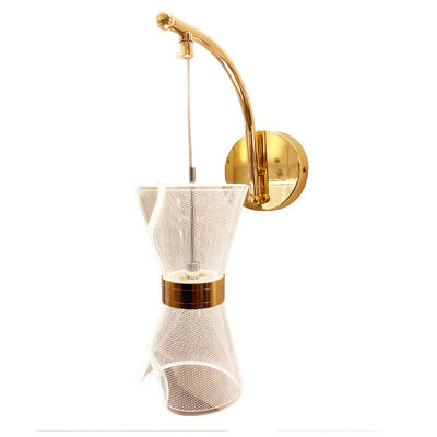 Moderne rollende woonkamer Achtermuur LED wandlamp Helder en transparant slaapkamer Bed Acryl wandlampen