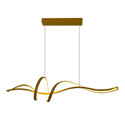Eetkamer kandelaar Fluffy Catkins Lineaire Italiaanse hanger licht Decor Luxe Eetkamer Dimmable Long Strip Lamp