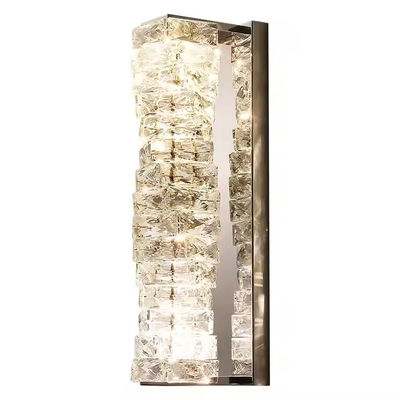 Nordic Modern Light Luxury Crystal Wall Lamp Decoraties voor huis Licht Inrichting Goud Showroom Hotel Villa Indoor LED Wandlicht