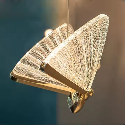 Moderne luxe LED hanglamp woonkamer Led Decor kandelaars hanglamp eenvoudig vlinder hanglamp