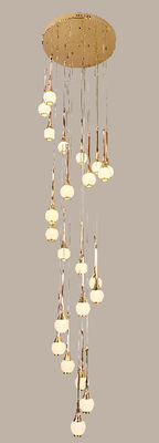 Acrylische trappen hanglamp voor hoge woonkamer en slaapkamer