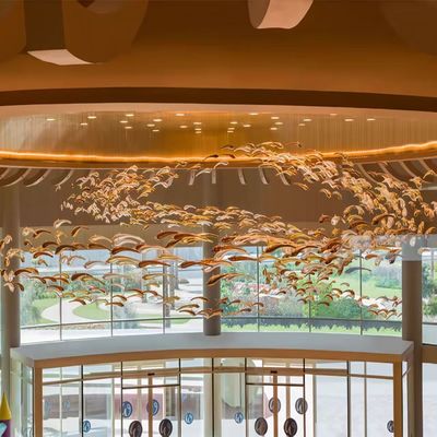 Custom visvormige decoratie verkoopafdeling zand tafel kroonluchten creatief modellen winkelcentrum restaurant hot pot restaurant niet-standaard engineering lampen