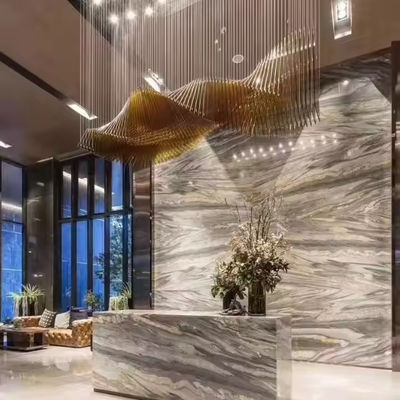 Niet-standaard Project Sandpan Lobby Light LED kandelaar voor luxe thee Acrylverlichting Bij Chandelier Hotel Sales Department