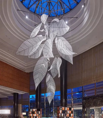 Hotel Lobby Restaurant Vergaderzaal Club Villa Afdeling Kunst Decor Kristal Blaadje Kandelaar Levensduur 30000 Uren