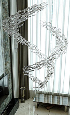 Modern Fashion Shade Project Kroonluchters Glazen Kroonluchter Licht Grote Hotel Banketzaal Verlichting