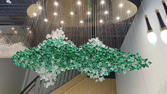 Turkse trap hotel lobby rustieke decoratieve kristallen kroonluchter