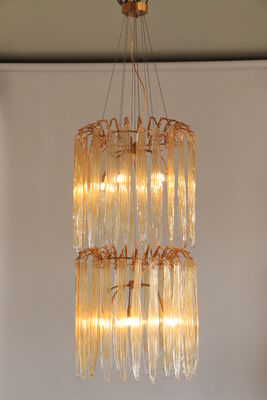Moderne heldere kristallen ringkroonluchter hanglamp Hotelreceptie Premium ronde luxe plafondarmatuur